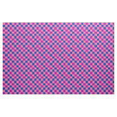 Blue Pink Purple Checkered Pattern Design  ファブリック (ヤード)