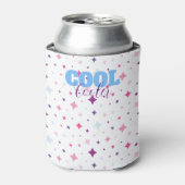 Blue Pink Purple Stars Cosmic Space. 缶クーラー (缶正面)