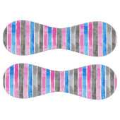 Blue Pink Smoky Grey Stripes ソフトボール (パネル)