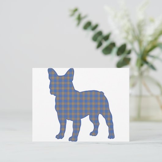 blue_plaid_ ポストカード (スタンド正面)