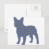 blue_plaid_ ポストカード (正面/裏面)