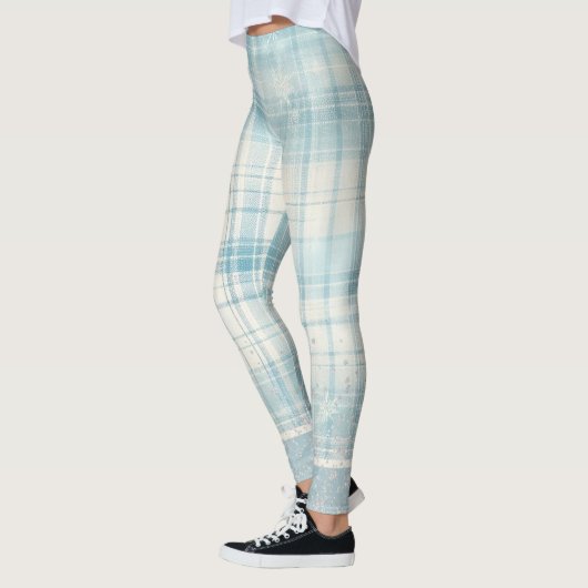 Blue Plaid レギンス (左)