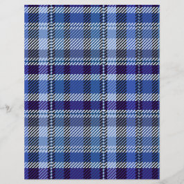 Blue Plaid Bulk Scrapbook Paper Pages チラシ