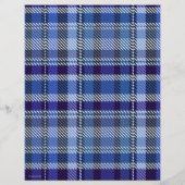 Blue Plaid Bulk Scrapbook Paper Pages チラシ (裏面)