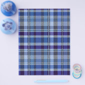 Blue Plaid Bulk Scrapbook Paper Pages チラシ (シングル)