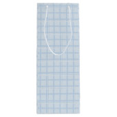 Blue Plaid Wine Gift Bag ワインギフトバッグ (裏面)