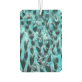 Blue plumage - cool feather design カーエアーフレッシュナー (裏面)