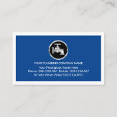 Blue Plumber Pipeline Plumbing Works 名刺 (裏面)