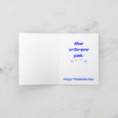 Blue Point Valentine Card シーズンカード (内部)