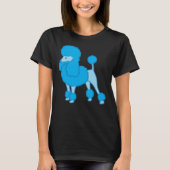 Blue Poodle       Tシャツ (正面)