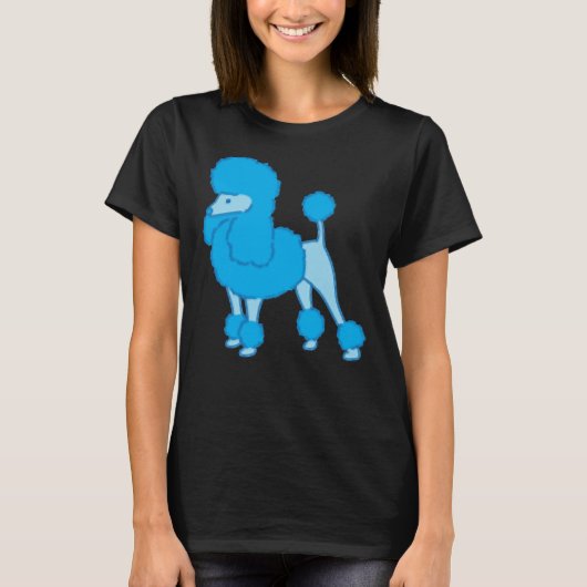 Blue Poodle       Tシャツ (正面)