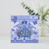 Blue Porcelain Birds and Birdcage Card シーズンカード (スタンド正面)
