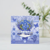 Blue Porcelain Cup and Flowers Card シーズンカード (スタンド正面)