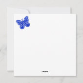 Blue Porcelain Cup and Flowers Card シーズンカード (裏面)