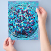 Blue Potpourri Bulk Scrapbook Paper Pages チラシ (手)