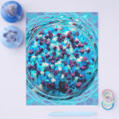 Blue Potpourri Bulk Scrapbook Paper Pages チラシ (シングル)