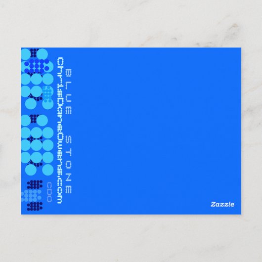 BLUE POWER CHORD – ポストカード (裏面)