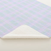  Blue Praire Plaid シェルパブランケット (3/4)