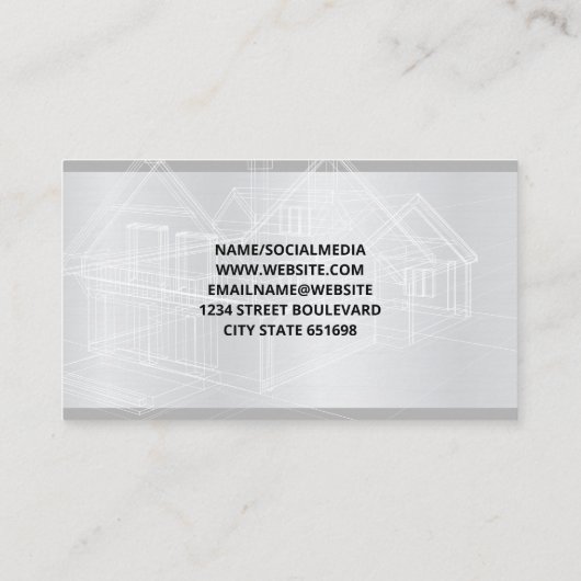 Blue Print Hardware Tools 名刺 (裏面)