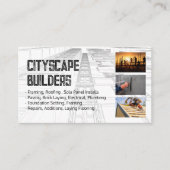 Blue Prints | Construction Contractors 名刺 (正面)