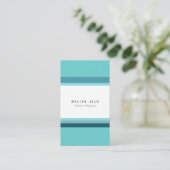 Blue professional corporate elegant modern simple 名刺 (スタンド正面)