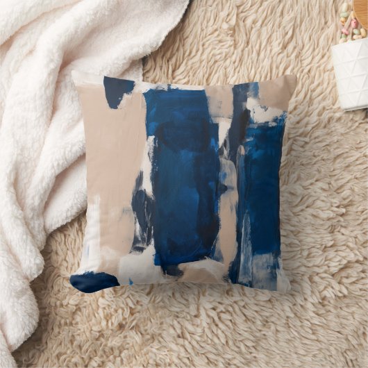 Blue Pulse of Stillness クッション (ブランケット)