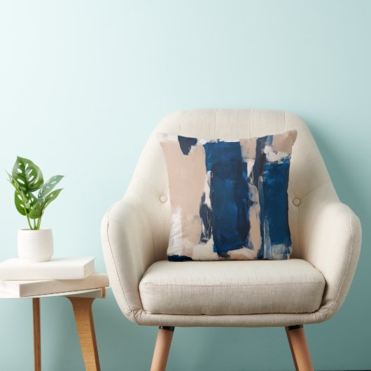 Blue Pulse of Stillness クッション (椅子)