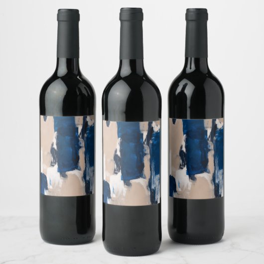 Blue Pulse of Stillness ワインラベル (ボトル)