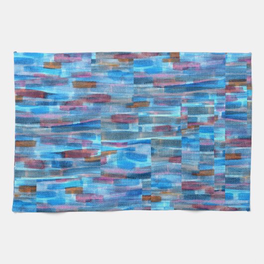 Blue Purple キッチンタオル (横)