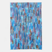 Blue Purple キッチンタオル (縦)