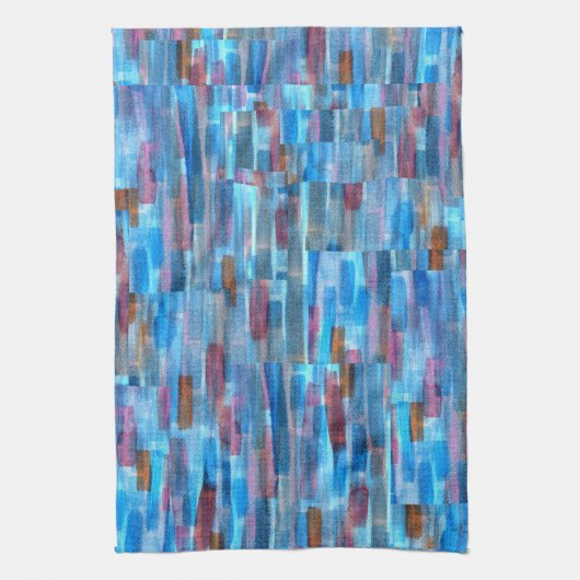 Blue Purple キッチンタオル (縦)