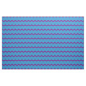 Blue Purple Chevron Zigzag Design  ファブリック (ヤード)