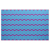 Blue Purple Chevron Zigzag Design  ファブリック (ファットクウォーター)