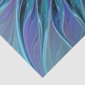 Blue Purple Flower Dream Abstract Fractal Art 薄葉紙 (詳細)