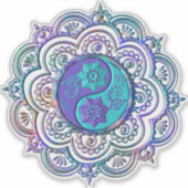 Blue & Purple Mandala シール (正面)
