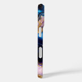 Blue Purple Marble Phone Case Gold Luxury Case-Mate iPhoneケース (裏面 / 右)