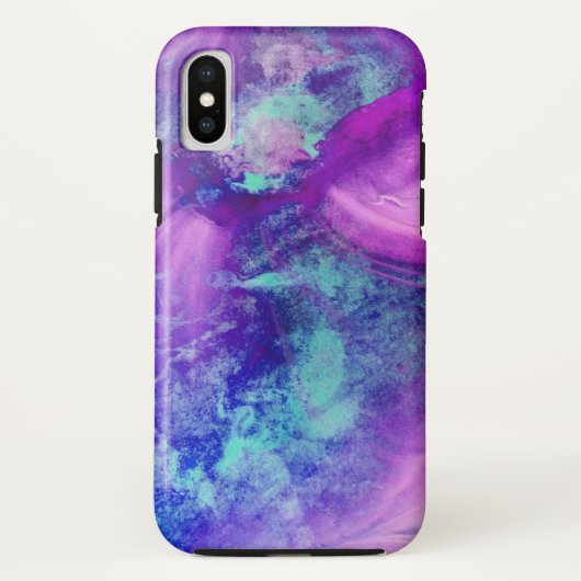 Blue Purple Space Case-Mate iPhoneケース (裏面)