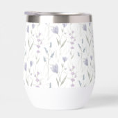 Blue Purple Watercolor Wildflower (右面)