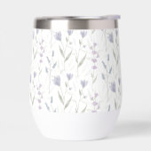 Blue Purple Watercolor Wildflower (左面)