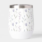 Blue Purple Watercolor Wildflower (背面)