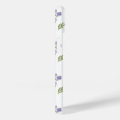 Blue Purple Watercolor Wildflower Case-Mate iPhoneケース (裏面 / 右)