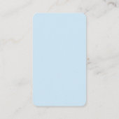 Blue QR Connect With Usビジネスロゴソーシャルメディア 名刺 (裏面)