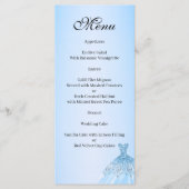 Blue Quenceanera Menu メニュー (正面)