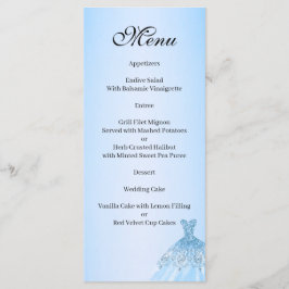 Blue Quenceanera Menu メニュー