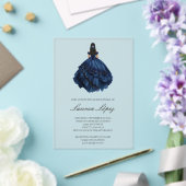 Blue quinceañera acrylic  アクリル招待状 (インサイチュ (ウェディング))