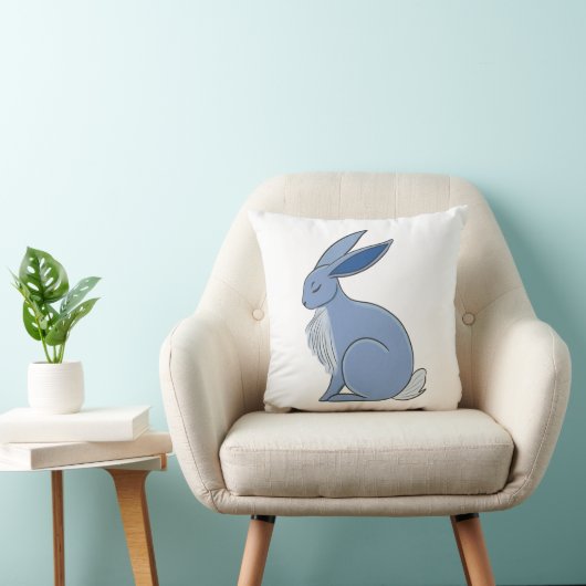 Blue Rabbit クッション (椅子)
