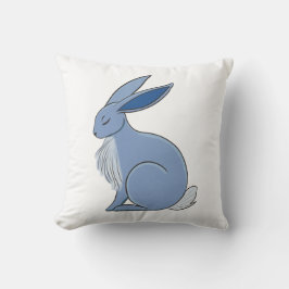 Blue Rabbit クッション