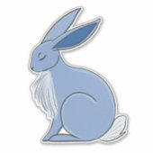 Blue Rabbit シール (正面)