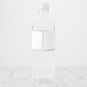 Blue Race Car Boy Birthday Water Bottle Labels ペットボトルラベル (裏面)