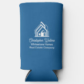 Blue Real Estate Company Customized Realtor スリム缶クーラー (正面)